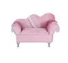 Porta di magazzino di gioielli Design Design in pizzo perle in velluto rosa arte europea di divano mobili di alta qualità di divano mini simulazione