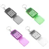 200PCS / LOT NYHET 8-siffrig ficka Mini och lätt att bära kompakt Keychain Calculator Nyckelring Ring Creative Free Shipping