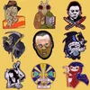 SP040 Hannibal Mask Cartoon Emamel Pin Brooches Creative Horror Metal Brosch Pins Denim Hat Badge Collar Halloween Gifts3806874