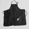 Unisex Vintage Blauwe Keuken Denim Kookschorten voor Vrouwen Mannen Restaurant Homewear Workwear Schort Koken Chef-kok Barista Barman 211222