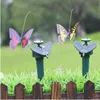 Solar Power Dancing Flying Butterflies Tuin Decoraties Fladderende Vibration Fly Hummingbird FlyingBirds Yard Decoration Funny Toys LLS624-WLL