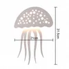 벽 램프 현대 미니멀리스트 단철 아크릴 LED 복도 통로 현관 연구 침실 해파리 침대 옆 램프 1