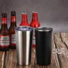 20oz Bottle openner Car cups Stainless Steel Tumblers Vacuum Insulated Travel Mug Metal Water Bottle Beer Coffee Mugs With Lid C1