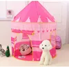 Crianças de brinquedos de brinquedos crianças dobrando brincar casa portátil externo de brinquedo interior tenda princesa príncipe brincar house tenda kka82954210769