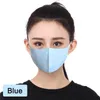 US Stock Face Mask Ice Silk Designer Adult/Kids Protective Cover Dustproof Reusable Washable Black Mascherine