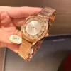 Мода Top Brand Lady Watches 36 мм Наборные Наручные часы Кварцевые Алмазные Часы для женщин Лучший Валентина Подарок Reloj de Lujo Dropshipping