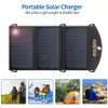 الولايات المتحدة الأسهم choetech 19W شاحن الهاتف الشمسي المزدوج منفذ USB التخييم لوحة الشمسية المحمولة شحن متوافق مع SmartPhoneA41 A59 A56