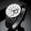 Relogio Masculino Crrju Mens Watches Top Brand Luxury Ultra-Thin Wrist Watch Chronograph Sport Watch Erkek Saati Reloj Hombre T200815