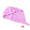 Serviette pour cheveux secs Microfibre Caps pour cheveux secs Doux et confortable Lady Bonnets de bain Envelopper individuellement Bonnet de douche rapide 100pcs T1I3100