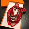 2021 Four Seasons General wild square silk scarf multi-functional small gifts wholesale activities stewardess Accessories