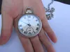 Vintage Mężczyzna Zegarek 2 w 1 Podwójne Kieszeń Zegar zegarowy Zegarek Mechaniczny Ręczny Ręczny Urastanie 161923-1001 L.U.C Luc