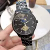 Orologio da uomo 42mm Flywheel Design Cronografo cinturino in acciaio movimento automatico 5 colori orologi da lavoro OM90102179G