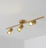 Nordic personality golden Ceiling Lights spotlight clothing store cafe living room chandelier lighting bar hotel bar ceiling lamps