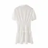 Robe femme blanche à manches longues robe de soirée élégante Sexy concepteur femmes mode vêtements pour femmes robe