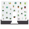 50st Cactus Succulent Plants Graffiti Stickers Decals Notebook Söt vattenflaskan Telefonfodral DIY LAPTOPS Vattentäta barnleksaker SCRA1904789