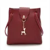 Hot Sale Fashion Mini Handbag Women Purse PU Leather Bag With Deer Toy Bolsa Feminina Bolsos Mujer