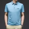 Camisa de polo de moda Hombres Colores sólidos de manga corta de verano Tee Shirts Homme Slim Fit Casual Tops Chemise Homme T1024 220210