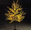 1.5m 1,8 m 2m błyszcząca LED wiśni Ogród Dekoracje Kwiat Drzewo Oświetlenie Wodoodporne Ogród Krajobraz Dekoracji Lampa Dekoracji Wesele Dostawa Boże Narodzenie