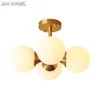 Ceiling Lights Nordic Creative Personality All Copper Light Modern American Lamp Bedroom Balcony Living Room Decor Lighting
