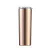 Metalic Color 20OZ Skinny Tumbler Bezszwowa Stal Nierdzewna Szczupła Tumblery Double Wall Pictuum Insulated Cup z szczelną pokrywą LLS321-WLL