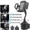 Universal Car Drink Bottle Mount Sucker Holder Gooseneck Water Cup Cellphone Stand Cradle Mobile Phone Tablet Holders Support