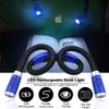 LED Book Light with 3 Kinds of Lights 360° Goose Neck USB Rechargeable LED Bed Light