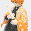 4pcs / set anime demon slayer kimetsu nej yaiba figur leksak kamado tanjirou nezuko agatsuma zenitsu hashibira inosuke figur leksak lj201027