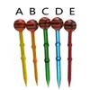 Diseño especial Smoking Glass dabber L = 135 mm Fit Quartz Banger Nail High Borosilicate Accesorios para Bongs Pipes Oil Wax Rig