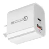 pd wall charge oem 18w 20w chargeur rapide qc 3 0 type c usb eu us plugs adaptateur de charge rapide usbc home power adapters without package