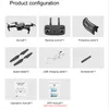 Drones E88 Pro RC Drone 4K 1080P Profesional HD Camera Quadrocopter Dron com brinquedos de presente