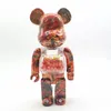 Hot-Selling 400% 28cm Bearbrick ABS Maple Leaf Fashion Bear Chiaki Figurer Toy for Collectors Bearbrick Art Work Decoration Toys Toys Gift