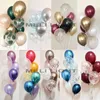 Blue Confetti Latex Balloon Set Happy Birthday Balloons Bouquet Chrome Gold Ballons Boy Girl Girl Baby Shower Party Supplies Y011689339
