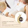 Eudora Angel Wing Baby Caller Pendant Necklace Fashion Pregnancy Ball Jewelry Chime Bola Pendants 45 inch Necklaces Jewelry Gift 220210