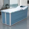 Baignoires de bain Sièges Baignoire en plastique Baignoire pour enfant adulte avec poignée pliante Grand seau épaissi