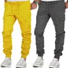 Mens Cargo Long Work Pantalons Outdoor Skinny Track Joggers Hommes Printemps Automne Militaire Pantalon Tactique 201106