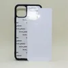 2D Sublimacja Ciężki Plastikowy DIY Designer Telefon Case PC Sublimujące Puste Tylne Pokrywa Dla iPhone 12 11 XS Max Samsung Note20 A21 Izeso