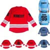 Thr Mobb Deep Prodigy Jersey 95 Queens Brineg RIP Prodigy 100% cucitura Mens Womens Youth Hockey Jersey Red Blue S-5XL