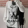Harajuku Men's Long Sleeve T-shirts Autumn Gothic Vintage Print Ulzzang Cozy Fashion Streetwear Baggy Korean Trendy BF Plus Tops G1222
