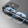 Achter cameralens beschermer Volledig deksel gehard glasfilm voor iPhone 14 13 12 Pro Max Mini 11 Plus schermbeschermingsomslag met flitscirkel