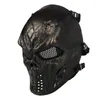 Taktische Militär Halloween Masken Airsoft Paintball Full Face Schädel Skeleton CS Maske Atmungsaktiv winddicht gruselige Reiten Fahrradmaske