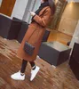 Женская зимняя черная длинная шерстяная шерстяная одежда Верхняя одежда женская траншея Корейский кашемир женское свободное теплые одежды ветровка куртки 201218