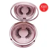 Aimant 3D cils magnétiques plus épais réutilisables faux cils faits à la main sans colle cils maquillage 2 pièces paire aimant Lashes5582952