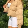 Yiciya outono inverno mulheres zíper quente com capuz jaqueta de veludo jaqueta feminina vermelho lã teddy casaco senhoras fluff roupas macias 3xl 201217