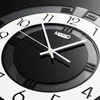 2020 Swing Acrylic Quartz Silent Wall Clock With Wall Stickers Modern Design Pendulum Watch Clocks Living Room Home Decoration LJ200827