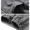 Casual Men Harem Pants Elastic Waist Autumn Winter New Trendy Fleece Sweatpants Warm Loose Comfort Male Jogging Sport Trousers F1210