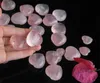 Natural Rosa Quartz Forma De Coração Amor Mini Cristal Cakra Cura Decoração Decoração Reiki Rei Reiki Pedra Pedra Amor Gems Diy Jóias