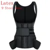 latex Waist trainer Slimming Belt Latex waist cincher corset modeling strap Colombian Girdle body shaper corset binders shaper LJ23572253