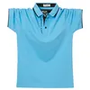 Men Polo Shirt Summer Batton Letter Hafdery Mężczyźni Krótkie top tees polo biznesowe