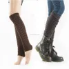 Hollow Wave Winter Leg Warmer Boot Chaussettes Collants Genou Haut Bas legging Femmes Chaussettes will and sandy