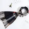 42 Styles Winter Designer Men's Scarf Plaid Imitation Cashmere Men Women Warm Scarf Fashion Warm Neckerchief